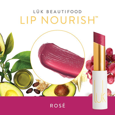 Buy Luk Beautifood Lip Nourish Lipstick in Rose colour at One Fine Secret. Luk Beautifood Official Australia Stockist in Melbourne.