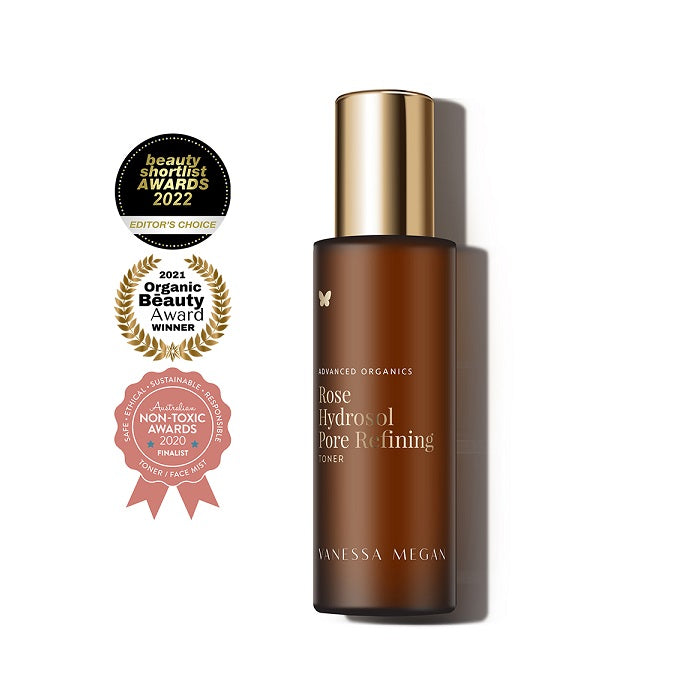 100% Natural Australian Skincare. Buy Vanessa Megan Rose Hydrosol Pore Refining Toner 100ml at One Fine Secret. Natural & Organic Skincare Store in Melbourne, Australia.