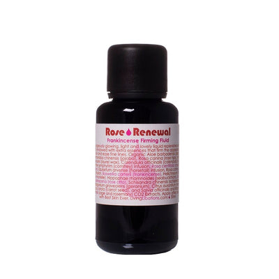 Buy Living Libations Rose Renewal Frankincense Firming Fluid Liquid Moisturiser 30ml at One Fine Secret. Living Libations AU Stockist.