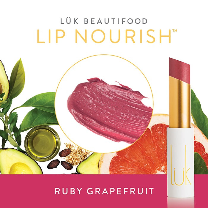 Buy Luk Beautifood Lip Nourish Lipstick in Ruby Grapefruit colour at One Fine Secret. Luk Beautifood Official Australia Stockist in Melbourne.