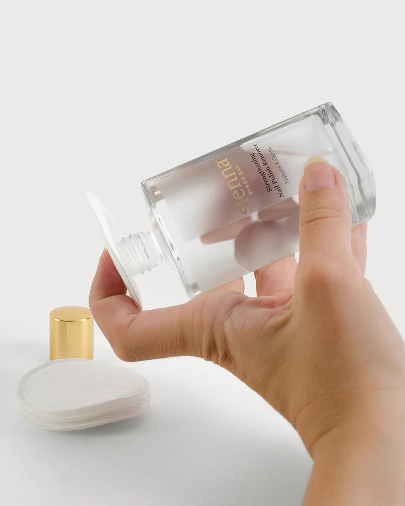 Sienna Byron Bay Strengthening Nail Polish Remover 95ml. Official Stockist in Melbourne, Australia.