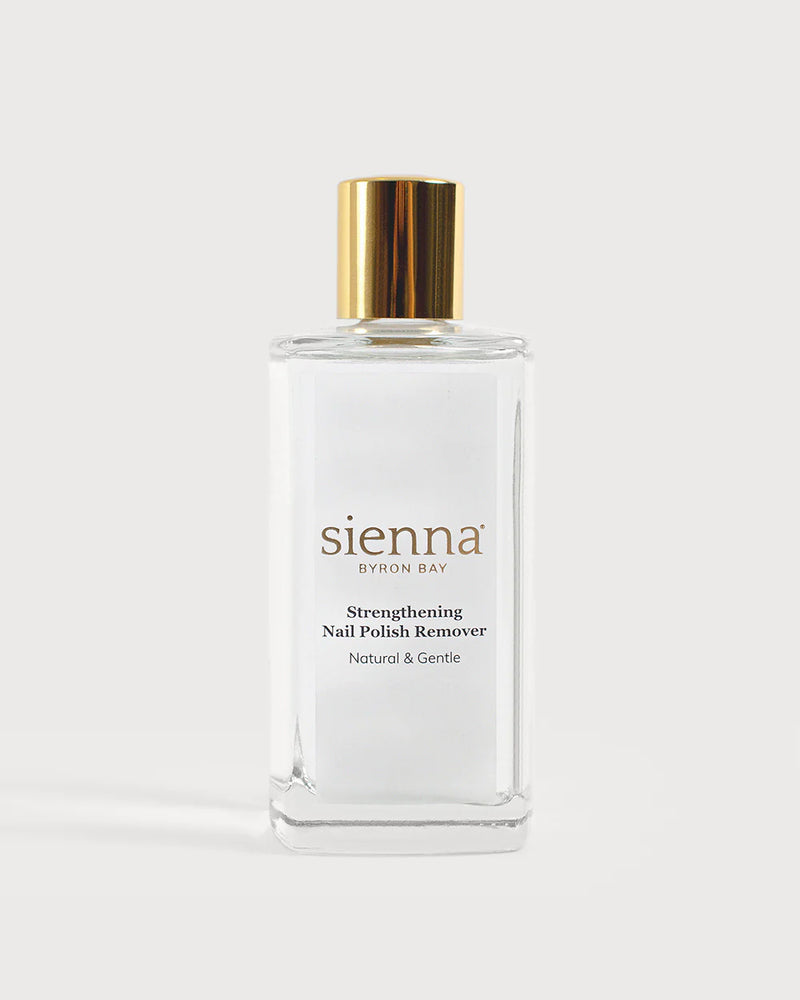 Sienna Byron Bay Strengthening Nail Polish Remover 95ml. Official Stockist in Melbourne, Australia.