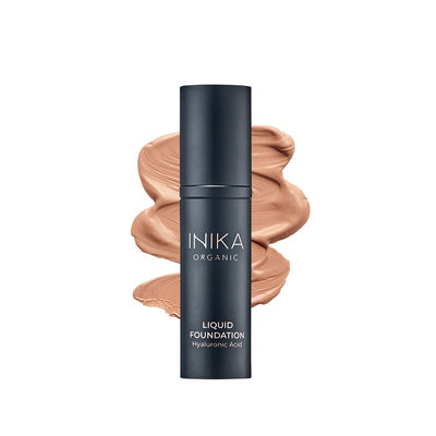Buy Inika Organic Liquid Foundation in Tan shade at One Fine Secret. Official Stockist. Natural & Organic Clean Beauty Store in Melbourne, Australia.