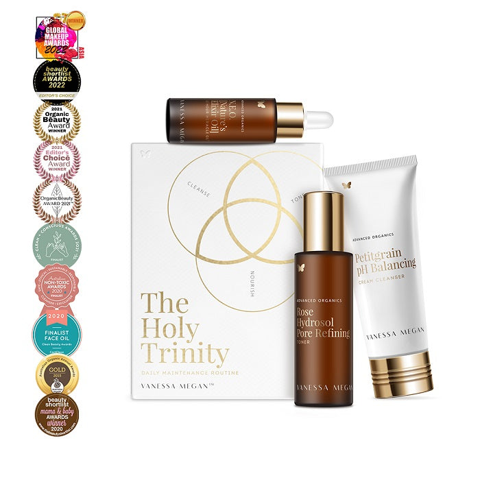 100% Natural Australian Skincare. Buy Vanessa Megan The Holy Trinity Daily Maintenance Routine (Full) at One Fine Secret. Natural & Organic Skincare Store in Melbourne, Australia.