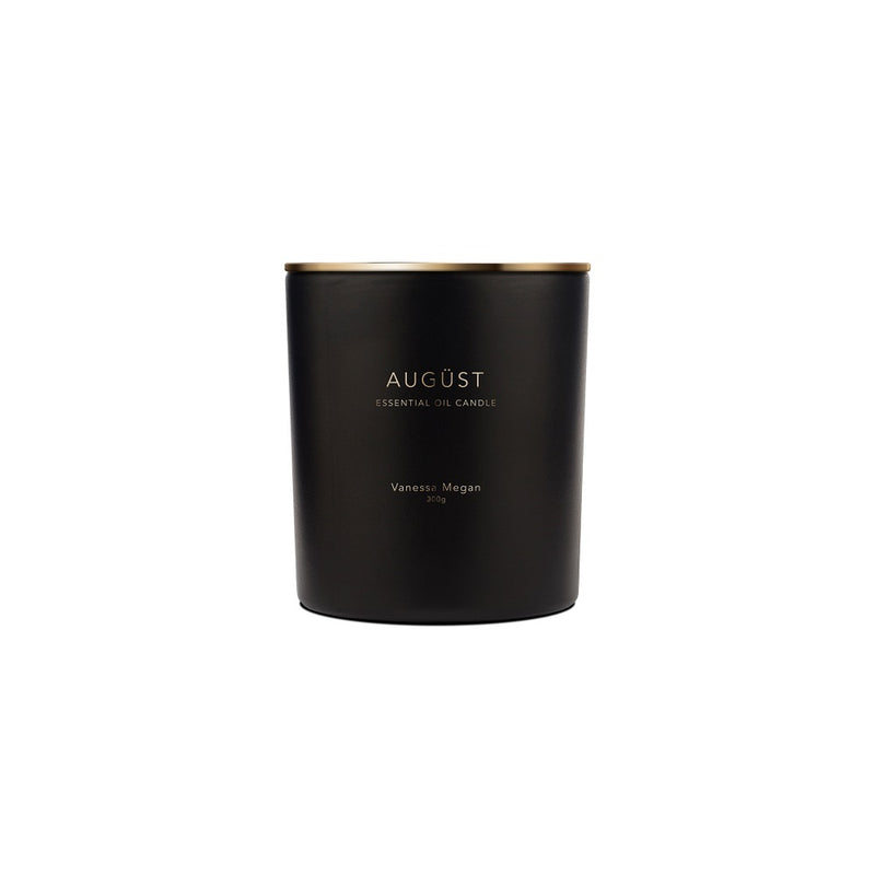 Buy Vanessa Megan August 100% Pure Soy Wax Essential Oil Candle 300g at One Fine Secret. Vanessa Megan Natural Home Fragrance & Candles Official Stockist. Natural & Organic Clean Beauty Store in Melbourne.