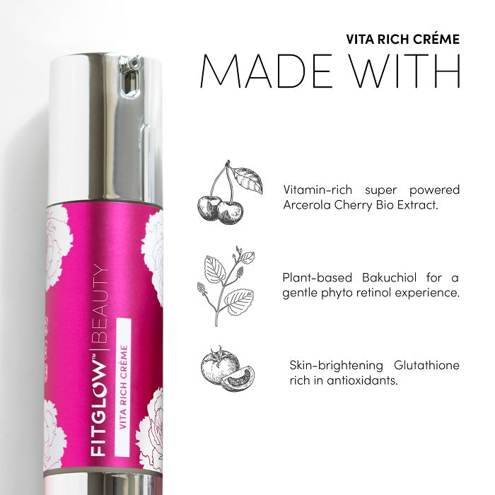 Buy Fitglow Beauty Vita Rich Creme 50ml at One Fine Secret. Official Stockist. Natural & Organic Skincare Clean Beauty Store in Melbourne, Australia.