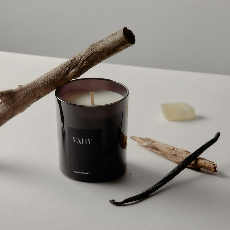 Buy Vahy Ember Haze Candle at One Fine Secret. Natural & Organic Perfume Clean Beauty Store in Melbourne, Australia.