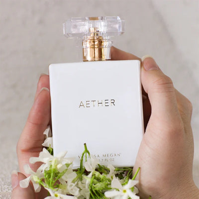 Buy Vanessa Megan Aether 100% Natural Perfume in 50ml or 10ml at One Fine Secret. Official Stockist. Natural & Organic Perfume Clean Beauty in Melbourne, Australia.