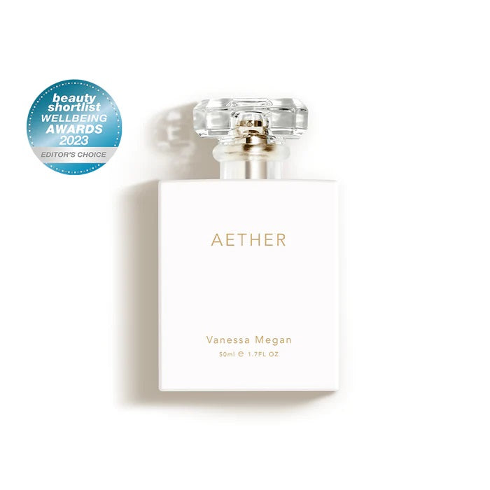 Buy Vanessa Megan Aether 100% Natural Perfume in 50ml or 10ml at One Fine Secret. Official Stockist. Natural & Organic Perfume Clean Beauty in Melbourne, Australia.