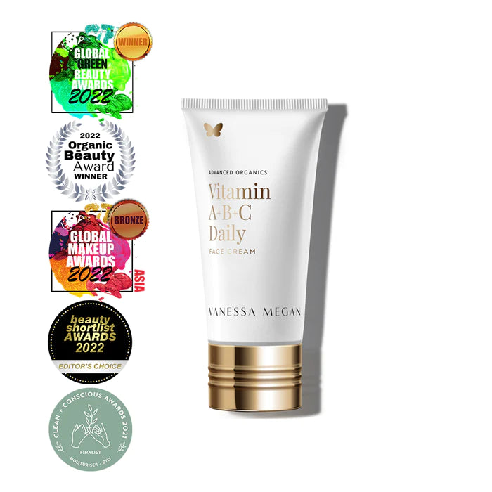 100% Natural Australian Skincare. Buy Vanessa Megan Vitamin A+B+C Daily Face Cream 50ml at One Fine Secret. Natural & Organic Skincare Store in Melbourne, Australia.