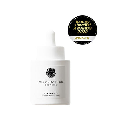 Award-winning Bakuchiol Serum. Buy Wildcrafted Organics Bakuchiol Cell Regenerating Serum at One Fine Secret. Clean Beauty Store in Melbourne, Australia.