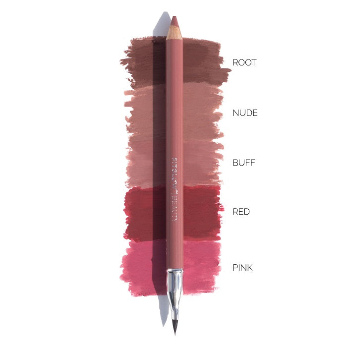 Fitglow Beauty Vegan Lip Liner Colour Swatch. One Fine Secret. Clean Beauty Melbourne