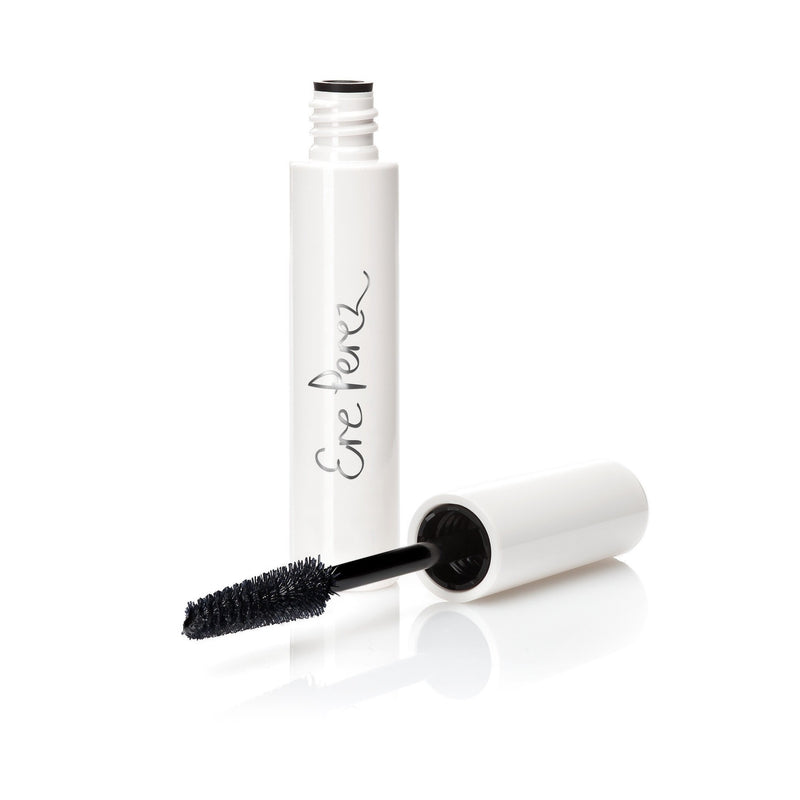 Natural eye makeup makeup. Ere Perez Avocado Waterproof Mascara (Black) - One Fine Secret