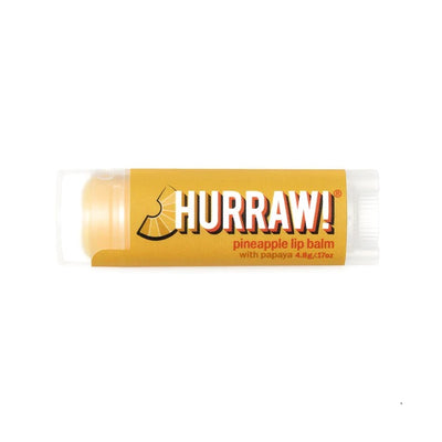 Buy Hurraw! Lip Balm 4.8g - Pineapple with papaya at One Fine Secret. Natural & Organic Skincare Clean Beauty Store in Melbourne, Australia.